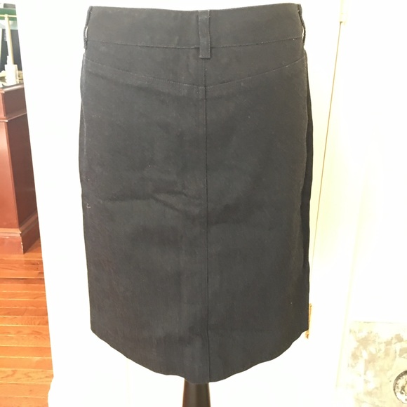 Theory dark wash denim jean mini skirt - Picture 9 of 13